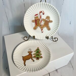 Mary Lake Thompson Melamine Christmas Cookie “Paper” Plates set of two